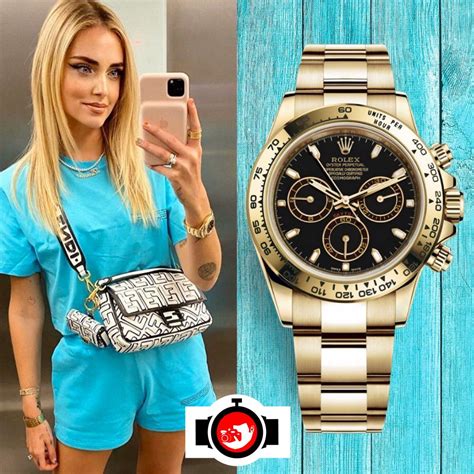 Business man Chiara Ferragni spotted wearing Rolex.